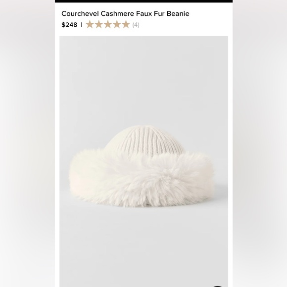 Alo Cashmere Faux Fur Beanie - Picture 2 of 7